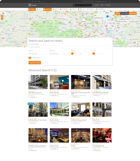 List Hotel – Full Map